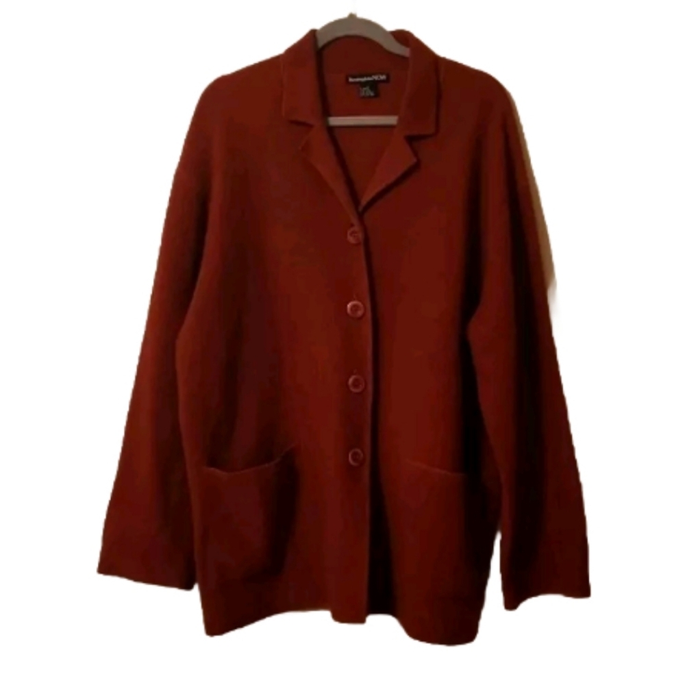 Bloomingdale's 100% Wool Jacket Size Large